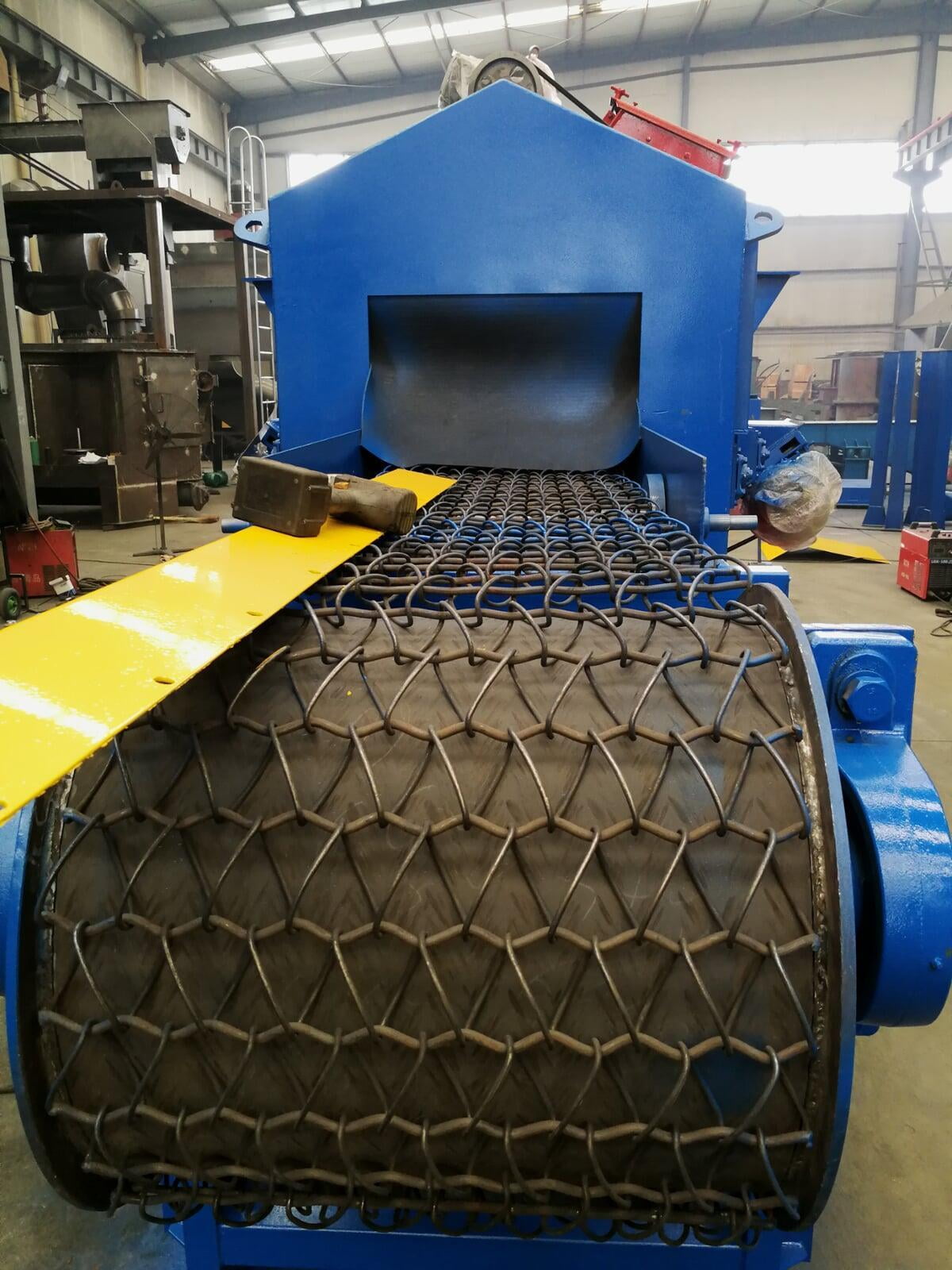Centrifugal blasting airless shot blasting